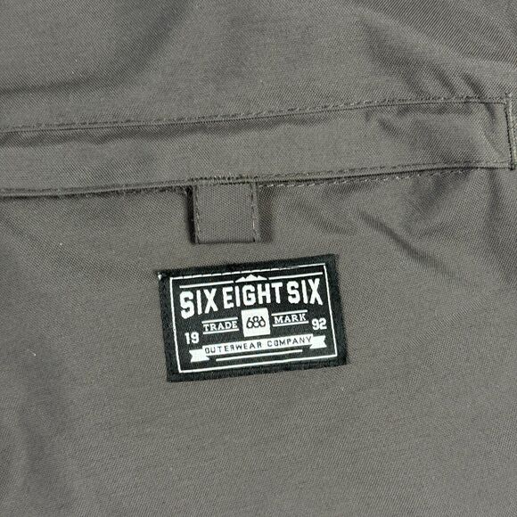 686 Snowboard Pants Mens Large Gray Standard Shell 5K Infidry Waterproof - Picture 12 of 16